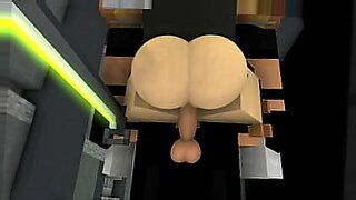Animated Jenny in erotic Minecraft adventure