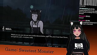 Anime girl menghadapi monster yang menakutkan!