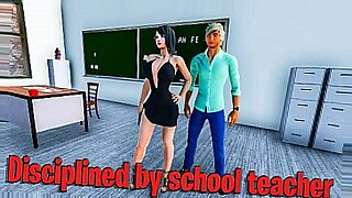 Un sexy insegnante insegna a una giovane studentessa.