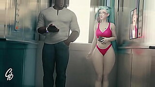 3D Seraphine serves massive black cock in cartoon